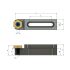 Modular clamping element with cam action clamp M6 x M6 1001